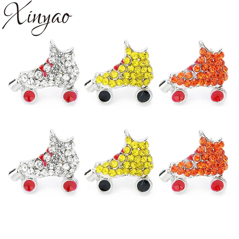 XINYAO Fashion Jewelry Ice Skate Shape Stud Earrings With Crystal Stones Handmade Earrings for Women Jewelrys 15X16mm F7387
XINYAO Fashion Jewelry Ice Skate Shape Stud Earrings With Crystal Stones Handmade Earrings for Women Jewelrys 15X16mm F7387