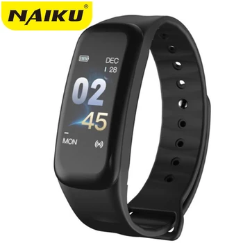 NAIKU Fitness Tracker C1 Plus Color Screen Smart Bracelet Blood Pressure Heart Rate Monitor Smart Band New for Sport
NAIKU Fitness Tracker C1 Plus Color Screen Smart Bracelet Blood Pressure Heart Rate Monitor Smart Band New for Sport