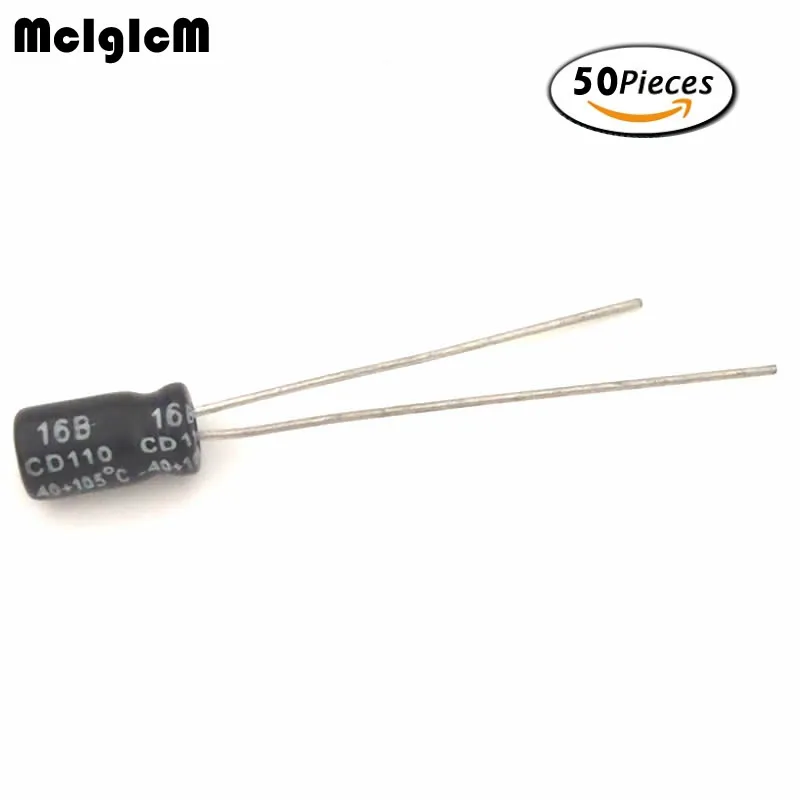 MCIGICM 1000pcs Aluminum electrolytic capacitor 6.8uF 50V 4*7 Electrolytic capacitor
MCIGICM 1000pcs Aluminum electrolytic capacitor 6.8uF 50V 4*7 Electrolytic capacitor