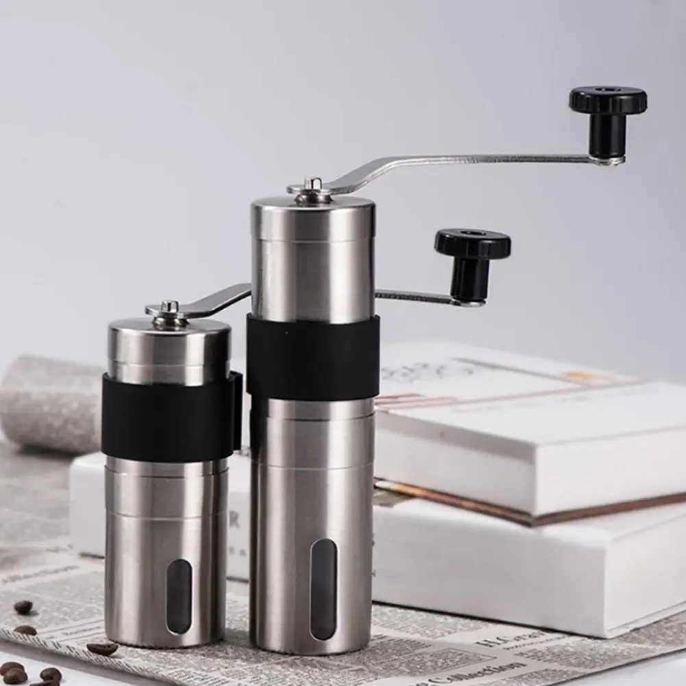 Portable Stainless Steel Mini Manual Adjustable Coffee Grinder Ceramic Mill Machine Grinders | Дом и сад