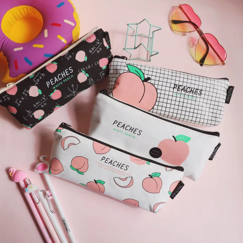 Cute Cartoon Pink Peach Pencil Bag School Accessories Stationery Pencil Case School Children Large Capacity Zipper Pencil Case
Cute Cartoon Pink Peach Pencil Bag School Accessories Stationery Pencil Case School Children Large Capacity Zipper Pencil Case