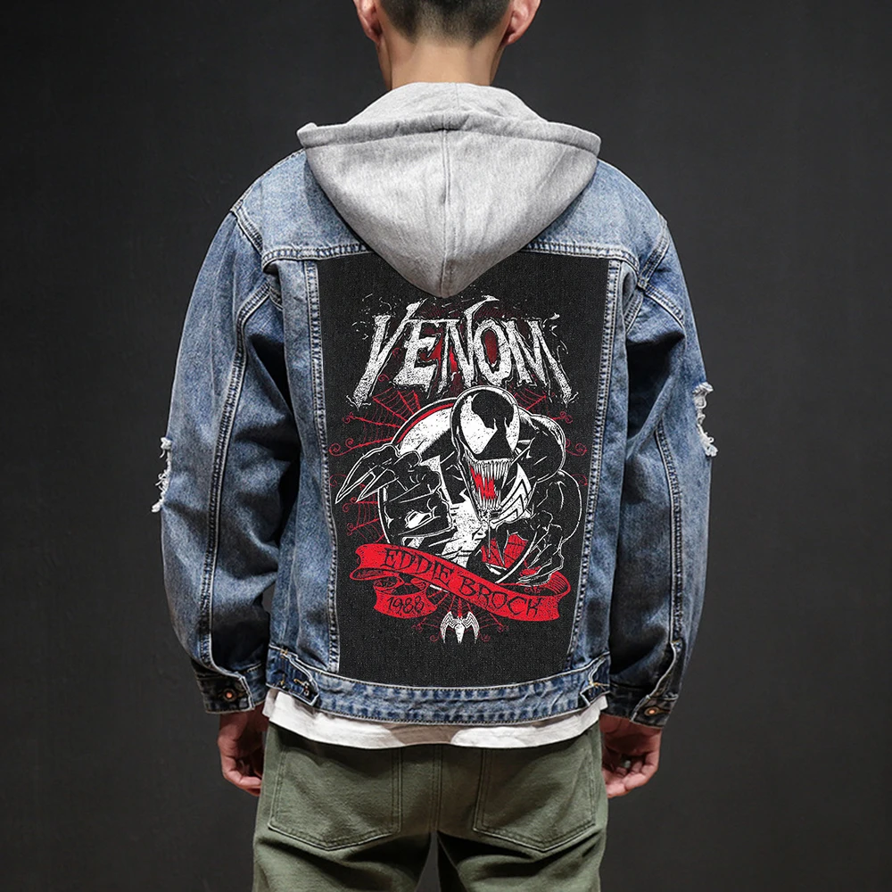 Bloodhoof Store Venom Rock And Roll Death Heavy Hardcore Punk Style Patch Designs Denim Jeans mens Jackets And Coats
Bloodhoof Store Venom Rock And Roll Death Heavy Hardcore Punk Style Patch Designs Denim Jeans mens Jackets And Coats