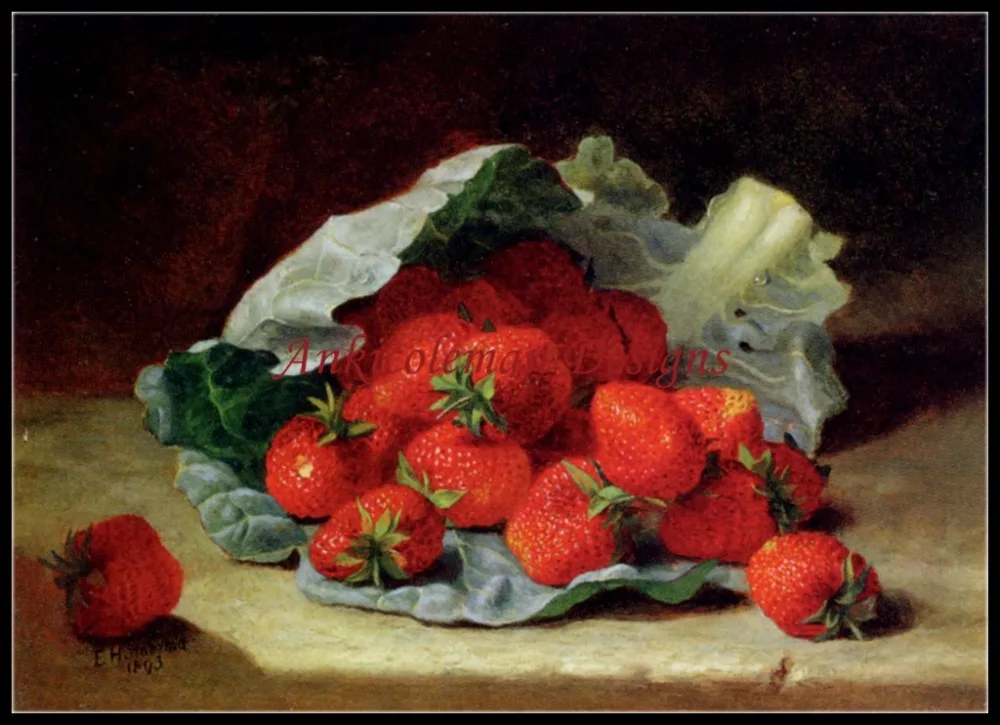 Needlework for embroidery DIY DMC High Quality - Counted Cross Stitch Kits 14 ct Oil painting - Strawberries on a Cabbage Leaf
Needlework for embroidery DIY DMC High Quality - Counted Cross Stitch Kits 14 ct Oil painting - Strawberries on a Cabbage Leaf