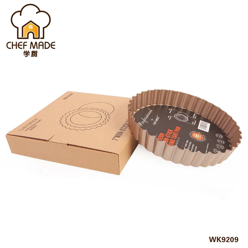 Chef Made Pie Dishes & Pans Mini 7 Inch Golden Nonstick Baking Pan Moule A Gateau Rond Chips Cook Diy Baking Dish Bakeware
Chef Made Pie Dishes & Pans Mini 7 Inch Golden Nonstick Baking Pan Moule A Gateau Rond Chips Cook Diy Baking Dish Bakeware