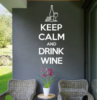 Wall Art Mural Keep Calm And Drink Wine Quotes Wall Sticker Removable Kitchen Wall Decals Bar Design Decoration Window Art AY663
Wall Art Mural Keep Calm And Drink Wine Quotes Wall Sticker Removable Kitchen Wall Decals Bar Design Decoration Window Art AY663