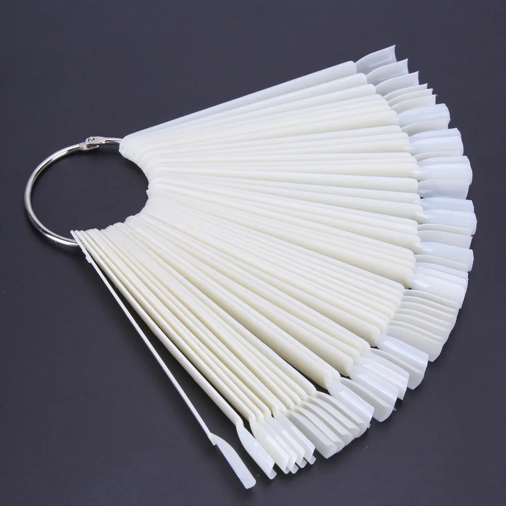 50pcs Nail Art False Tips Practice Display Transparent Natural Color Chart Acrylic UV False Nail Tips Manicure DIY Fake Stickers
50pcs Nail Art False Tips Practice Display Transparent Natural Color Chart Acrylic UV False Nail Tips Manicure DIY Fake Stickers