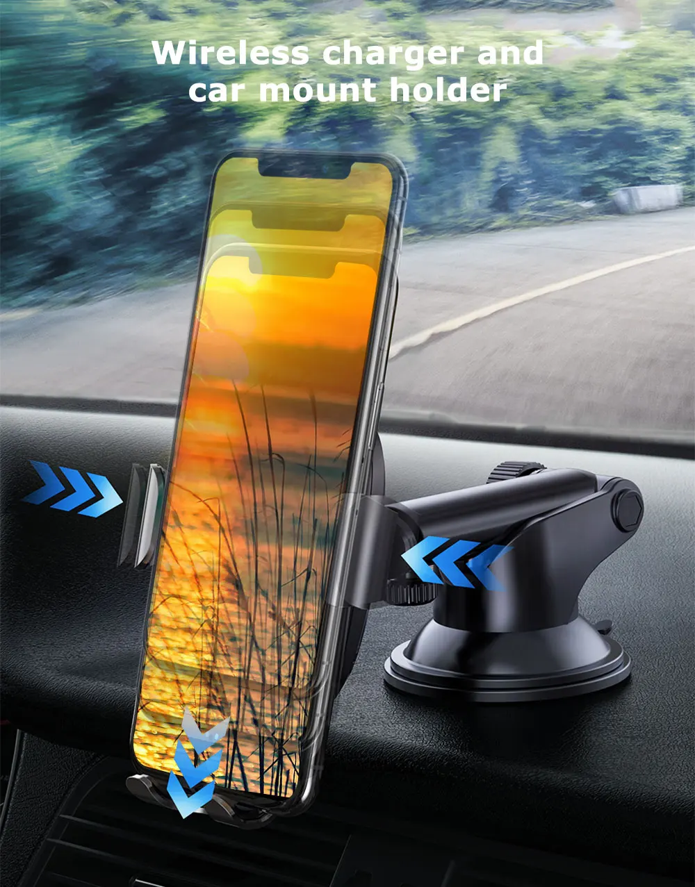 Baseus Osculum Suction Wireless Gravity Car Charger buy online best price in pakistan