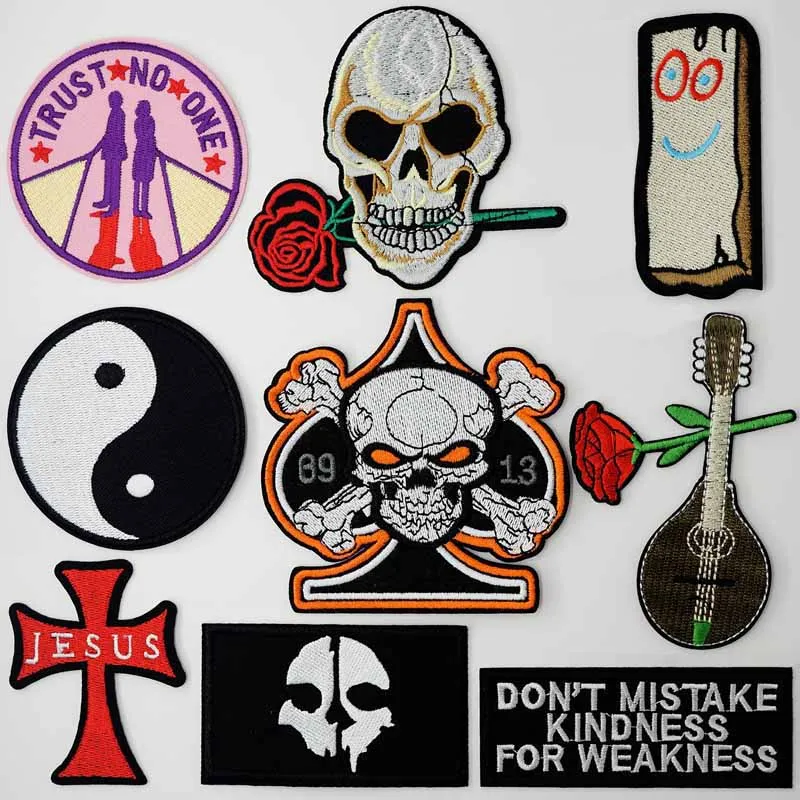 Azrael Skull Death Big Iron On Patches Sewing Embroidered Applique for Jacket Clothes Stickers Badge DIY Apparel Accessories
Azrael Skull Death Big Iron On Patches Sewing Embroidered Applique for Jacket Clothes Stickers Badge DIY Apparel Accessories