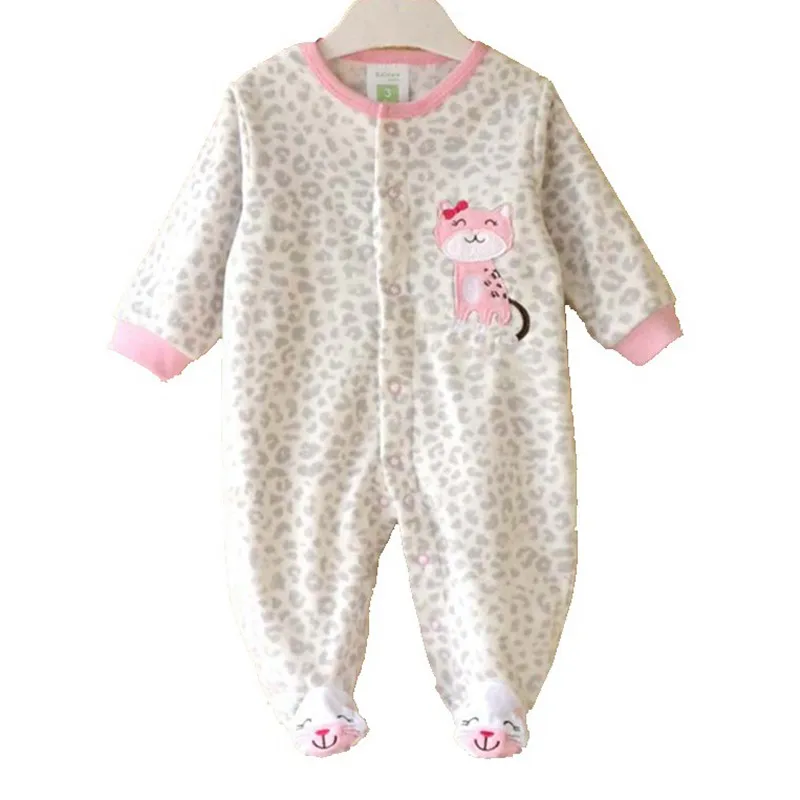 Leopard Print Cat Super Fleece Girls Romper Body Baby Overalls for Toddler Jumpsuit New Born Autumn Bebe Clothing Infant Clothes
Leopard Print Cat Super Fleece Girls Romper Body Baby Overalls for Toddler Jumpsuit New Born Autumn Bebe Clothing Infant Clothes