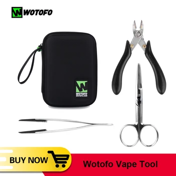 Original DIY Wotofo Tools Kit for Vape Bag Scissors Ceramic Diagonal pliers Tool for atomizer Electronics Cigarette Accessories
Original DIY Wotofo Tools Kit for Vape Bag Scissors Ceramic Diagonal pliers Tool for atomizer Electronics Cigarette Accessories