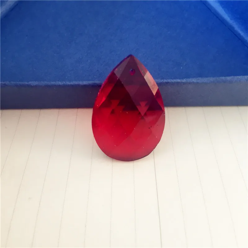 Wholesale (10pcs/Lot) 38mm Red Color Grid Almond Crystal Prisms Crystal Chandelier Pendant Lamp Parts For Christmas DIY Decor
Wholesale (10pcs/Lot) 38mm Red Color Grid Almond Crystal Prisms Crystal Chandelier Pendant Lamp Parts For Christmas DIY Decor