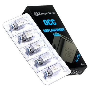 KangerTech OCC Ni200 Nickel 0.15 ohm Replacement Coil 5 Pieces for Kanger Subtank Series
KangerTech OCC Ni200 Nickel 0.15 ohm Replacement Coil 5 Pieces for Kanger Subtank Series