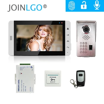 FREE SHIPPING 7" Touch Key White Monitor Video Door Phone Intercom System + Waterproof Fingerprint Code Keypad Outdoor Camera
FREE SHIPPING 7" Touch Key White Monitor Video Door Phone Intercom System + Waterproof Fingerprint Code Keypad Outdoor Camera