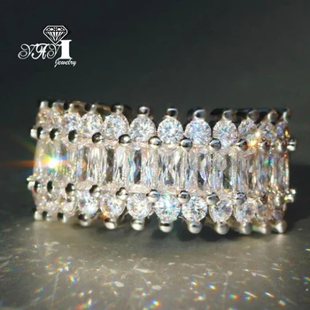 YaYI Jewelry Princess Cut 6.9 CT White Zircon Silver Color Engagement Rings wedding Heart Rings Girls Party Rings Gifts 871
YaYI Jewelry Princess Cut 6.9 CT White Zircon Silver Color Engagement Rings wedding Heart Rings Girls Party Rings Gifts 871