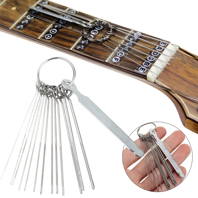 1set Guitar Nut Slotting File Kit Saw Rods Slot Filing Set Luthier Repair Tool Hand tools
1set Guitar Nut Slotting File Kit Saw Rods Slot Filing Set Luthier Repair Tool Hand tools