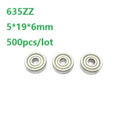500 шт./лот 635ZZ 635-ZZ 635 ZZ Z 635Z 5*19*6 мм, миниатюрный шарикоподшипник с глубоким желобом, Миниатюрные шарикоподшипники с двойной крышкой 5x19x6 мм
500 шт./лот 635ZZ 635-ZZ 635 ZZ Z 635Z 5*19*6 мм, миниатюрный шарикоподшипник с глубоким желобом, Миниатюрные шарикоподшипники с двойной крышкой 5x19x6 мм