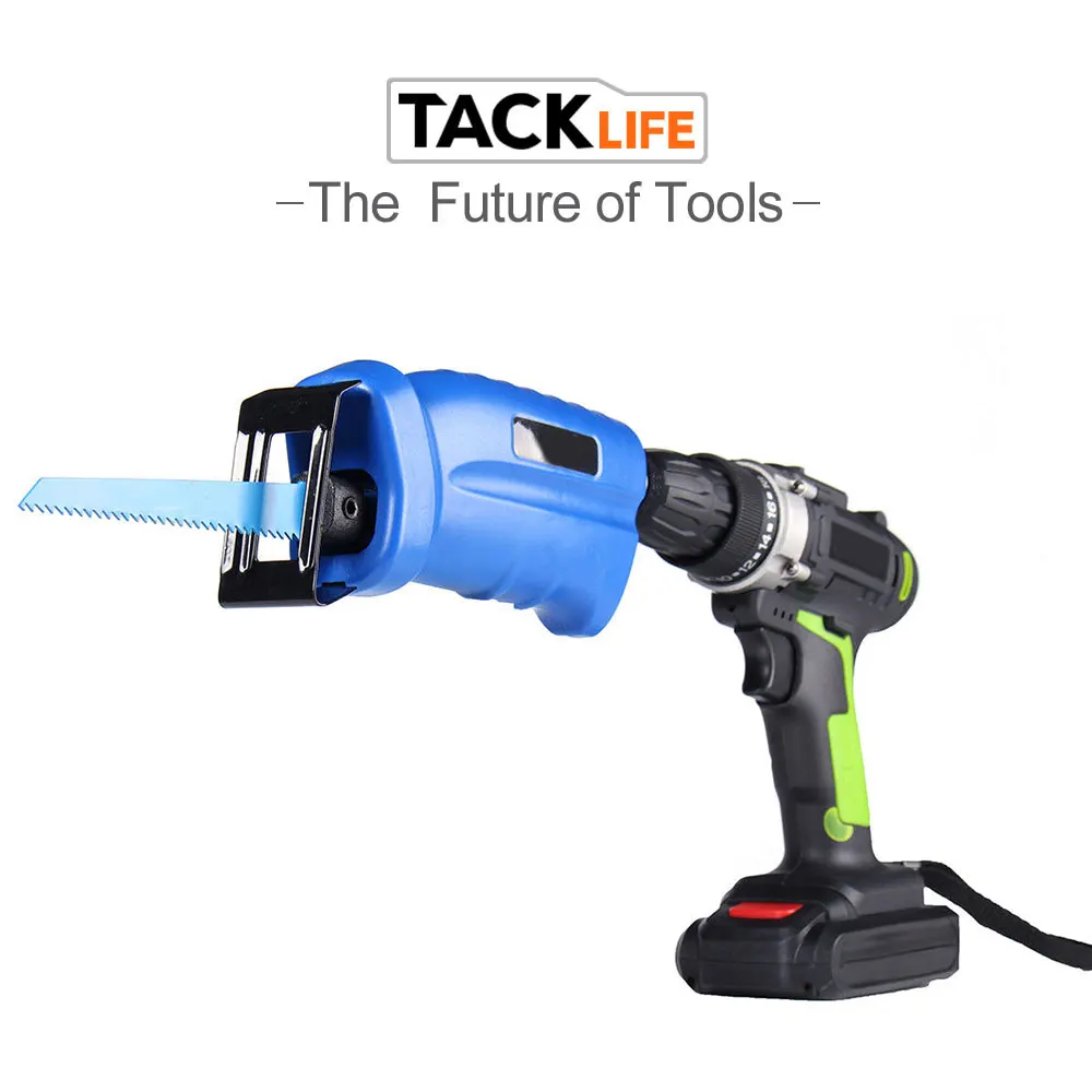 Tacklife Reciprocating saw For wood metal cutting Power Tool Electric Drill Attachment Reciprocating Saw with 3 Blades
Tacklife Reciprocating saw For wood metal cutting Power Tool Electric Drill Attachment Reciprocating Saw with 3 Blades