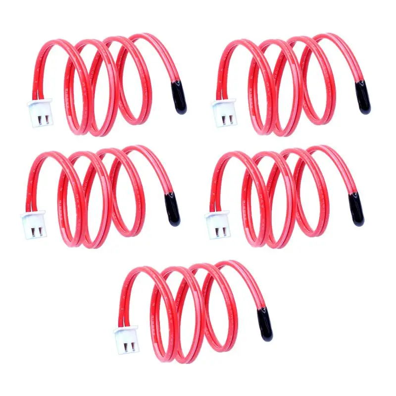 1/5pcs NTC 10K Ohm Thermistor Sensor Cylinder Probe Cable with terminals Epoxy Water Droplets Red 32CM
1/5pcs NTC 10K Ohm Thermistor Sensor Cylinder Probe Cable with terminals Epoxy Water Droplets Red 32CM
