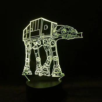 Novelty 3D Robot Dog AT-AT Table Lamp LED Touch Button Star Wars Nightlight Gift USB 7 Colors Changing Sleep Lighting Home Decor
Novelty 3D Robot Dog AT-AT Table Lamp LED Touch Button Star Wars Nightlight Gift USB 7 Colors Changing Sleep Lighting Home Decor