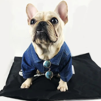 Cotton French Bulldog Cool Jacket Pet Dog Clothes for Small Dogs Clothing Pug Denim Coat Puppy Costume PC1321
Cotton French Bulldog Cool Jacket Pet Dog Clothes for Small Dogs Clothing Pug Denim Coat Puppy Costume PC1321
