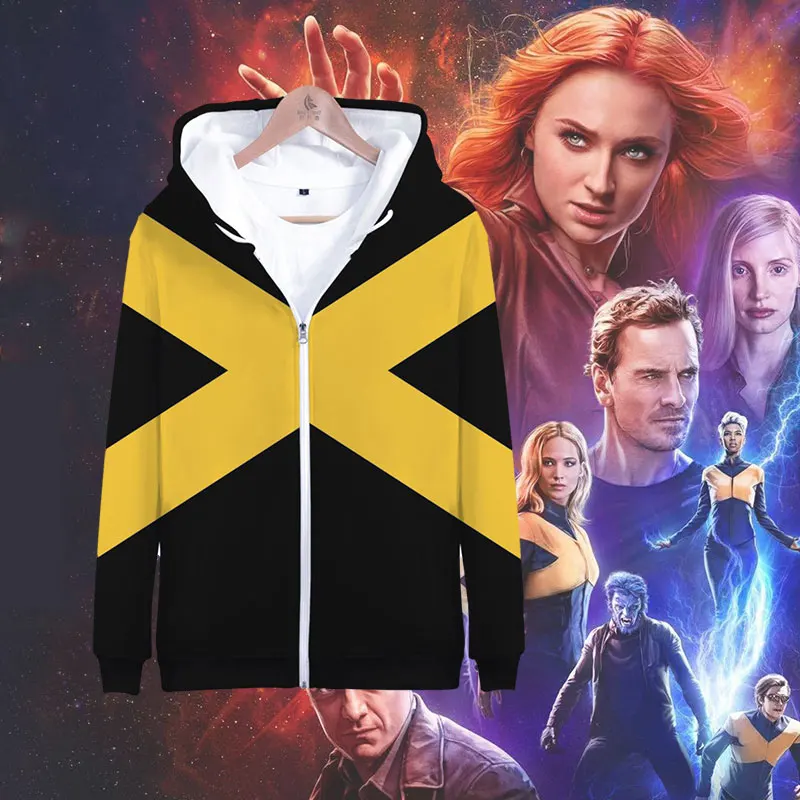 2019 X-Men: Dark Phoenix Marvel Girl Cosplay Costume X-Men Hoodies jacket Cosplay 3D Printing Sweatshirts man and lady O-Neck
2019 X-Men: Dark Phoenix Marvel Girl Cosplay Costume X-Men Hoodies jacket Cosplay 3D Printing Sweatshirts man and lady O-Neck