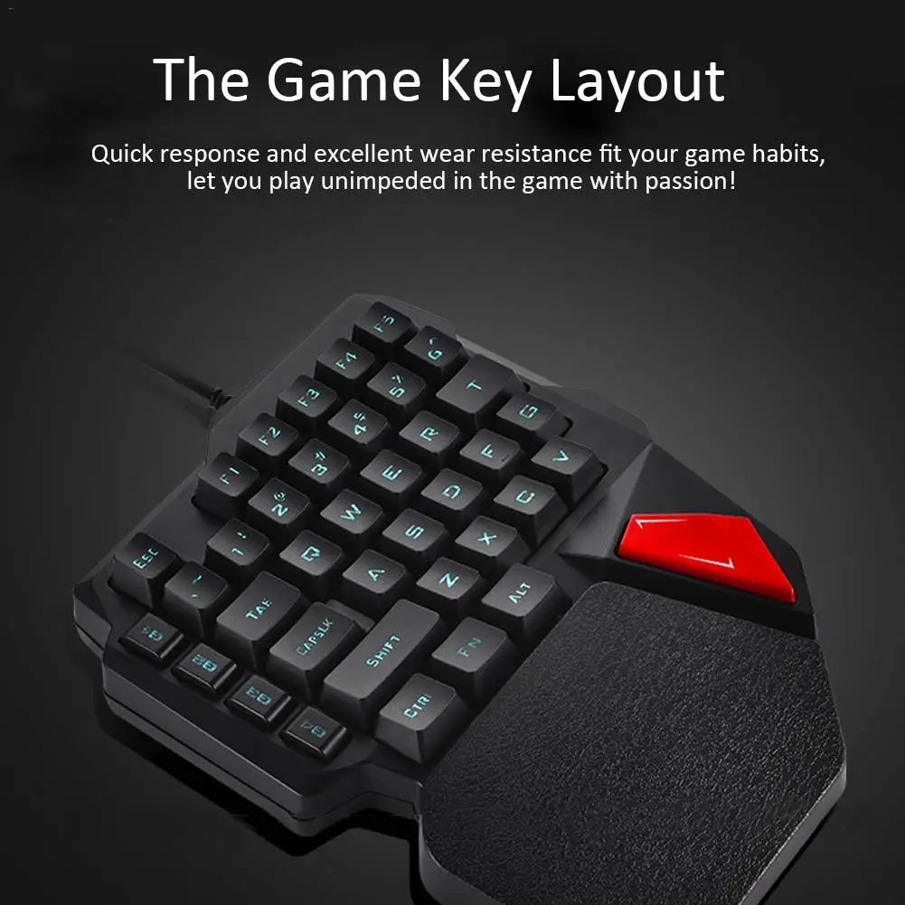Игровая клавиатура мини колпачки для механической клавиатуры K108 ноутбука ПК