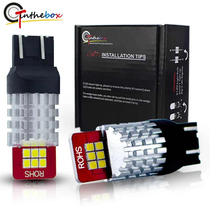 Gtinthebox 1200Lm T20 W21W LED W21/5W LED 7440 7443 LED Bulb White Red Amber Car Brake Reverse Parking Light 12V Lamp Turn Signa
Gtinthebox 1200Lm T20 W21W LED W21/5W LED 7440 7443 LED Bulb White Red Amber Car Brake Reverse Parking Light 12V Lamp Turn Signa