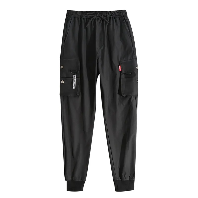 Fashion Mens Pants Elastic Waist Solid Color Mens Pants Multi-Pockets Trousers Hip Hop Pantalones Hombres
Fashion Mens Pants Elastic Waist Solid Color Mens Pants Multi-Pockets Trousers Hip Hop Pantalones Hombres
