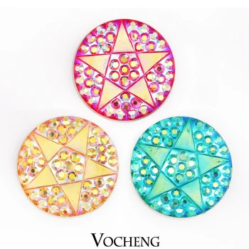 Wholesale 10PCS/Lot Vocheng Snap Charms 18mm 6 Colors Pentagram Acrylic Button Vn-715*10
Wholesale 10PCS/Lot Vocheng Snap Charms 18mm 6 Colors Pentagram Acrylic Button Vn-715*10