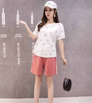 Poungdudu maternity pregnant women dress pants summer wear fashion thin section leggings new loose tide mother sports 5 points
Poungdudu maternity pregnant women dress pants summer wear fashion thin section leggings new loose tide mother sports 5 points