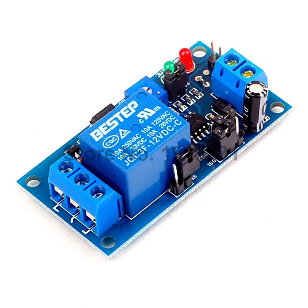 1PCS DC 12V Delay Time Relay With Delay Adjustment Potentiometer Turn ON/OFF Switch Module
1PCS DC 12V Delay Time Relay With Delay Adjustment Potentiometer Turn ON/OFF Switch Module