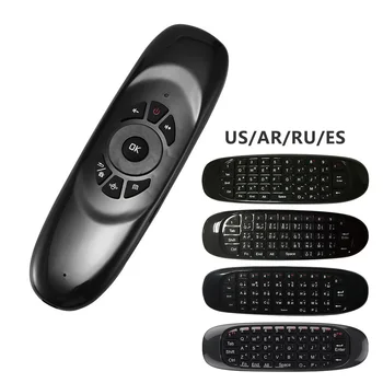 Mini Fly Air Mouse English Arabic Spain Russian Multilingual 2.4GHz Wireless Keyboard Remote Controller for PC
Mini Fly Air Mouse English Arabic Spain Russian Multilingual 2.4GHz Wireless Keyboard Remote Controller for PC