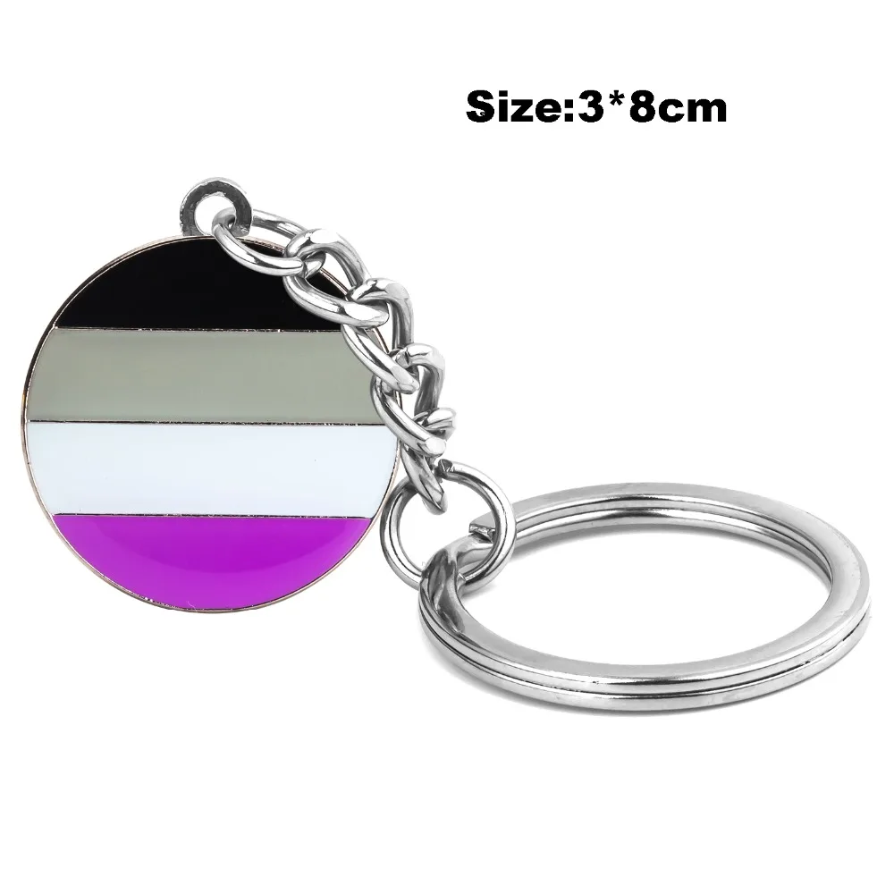 LGBT Asexual Pride Round Keychain Metal Keyring Fashion Jewelry for Lovers XY0315-K
LGBT Asexual Pride Round Keychain Metal Keyring Fashion Jewelry for Lovers XY0315-K