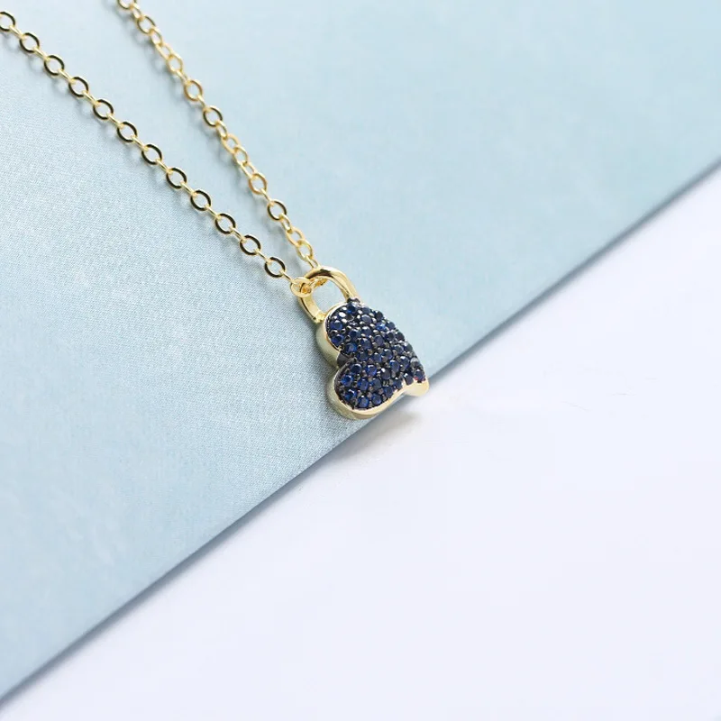 Fengxiaoling New Fashion Real 925 Sterling Silver Blue Multiple Zircon Heart Pendant Necklaces For Women Fashion Party Jewelry
Fengxiaoling New Fashion Real 925 Sterling Silver Blue Multiple Zircon Heart Pendant Necklaces For Women Fashion Party Jewelry