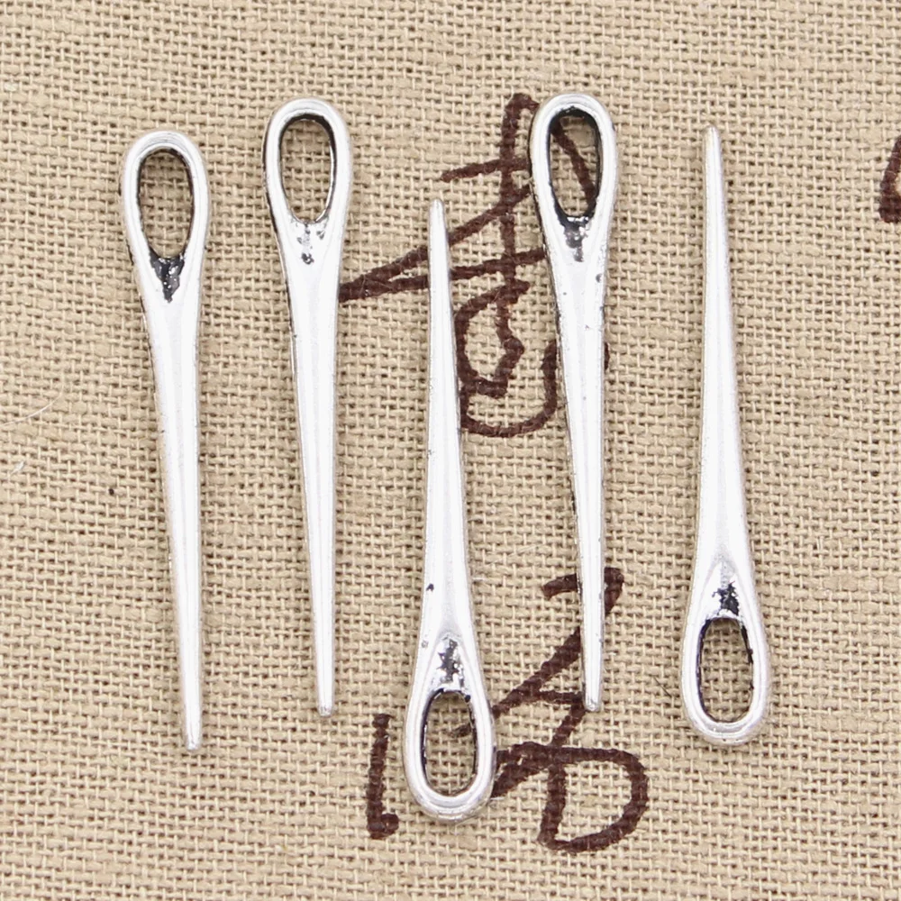 12pcs Charms sewing needle 39x5mm Antique Making pendant fit,Vintage Tibetan Silver Bronze,DIY bracelet necklace
12pcs Charms sewing needle 39x5mm Antique Making pendant fit,Vintage Tibetan Silver Bronze,DIY bracelet necklace