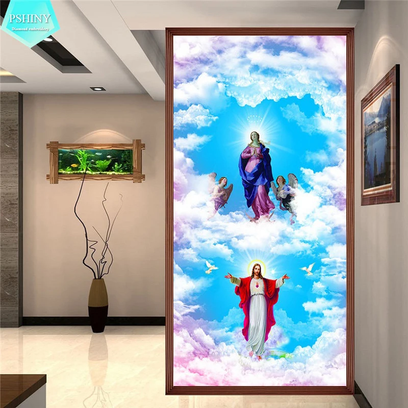 PSHINY 5D DIY Diamond embroidery sale Holy Father Christianity Full drill round rhinestones picture Diamond Painting new arrival
PSHINY 5D DIY Diamond embroidery sale Holy Father Christianity Full drill round rhinestones picture Diamond Painting new arrival