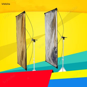 Rectangular reflective screen gold and silver double-sided background plate reflective screen soft light screen CD50 T07
Rectangular reflective screen gold and silver double-sided background plate reflective screen soft light screen CD50 T07