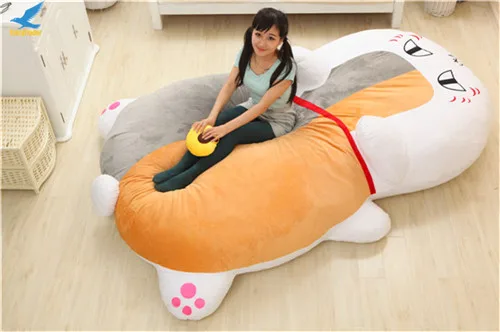 Fancytrader Giant Plush Stuffed Nyanko-sensei Cat Sofa Bed Tatami Sleeping Bag Great Novelty Gift 210cm X 150cm FT50671 (10)