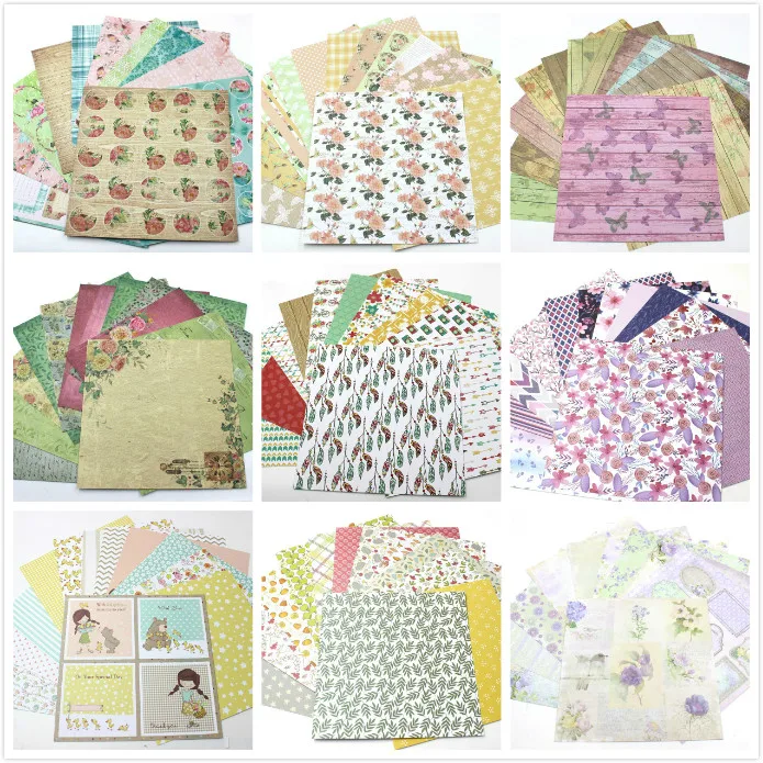 YPP CRAFT 12pcs 6" Single-side Printed Mixed pattern creative papercraft art paper handmade scrapbooking kit set book
YPP CRAFT 12pcs 6" Single-side Printed Mixed pattern creative papercraft art paper handmade scrapbooking kit set book