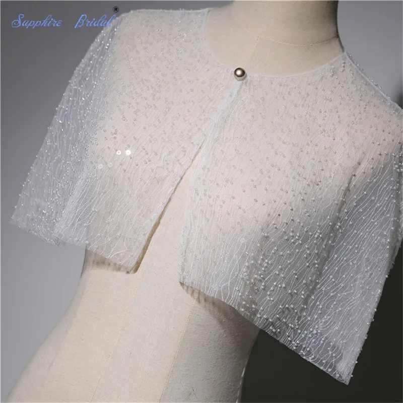 Sapphire Bridal 2019 New Stunning Beaded Shrug Shawl Wrap Bolero Wedding Wrap for Bride Hot Sale Vestido De Festa
Sapphire Bridal 2019 New Stunning Beaded Shrug Shawl Wrap Bolero Wedding Wrap for Bride Hot Sale Vestido De Festa