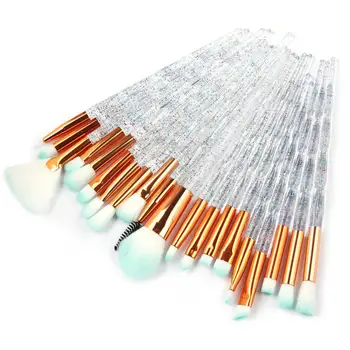 20PCS Diamond HandleMakeup Brushes Set Powder Foundation Eyebrow Eye Shadow Lip Concealer Fan Makeup Brush Kit Pincel Maquiagem
20PCS Diamond HandleMakeup Brushes Set Powder Foundation Eyebrow Eye Shadow Lip Concealer Fan Makeup Brush Kit Pincel Maquiagem