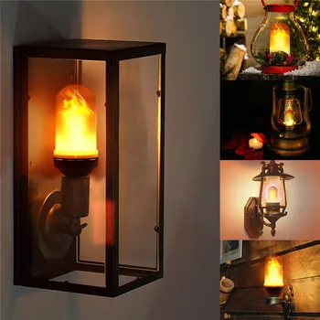 E26 E27 LED Flame Effect Fire Light Bulbs Flickering Emulation Decorative Lamp Simulated Vintage Flame Bulb for Club Bar Bedroom
E26 E27 LED Flame Effect Fire Light Bulbs Flickering Emulation Decorative Lamp Simulated Vintage Flame Bulb for Club Bar Bedroom