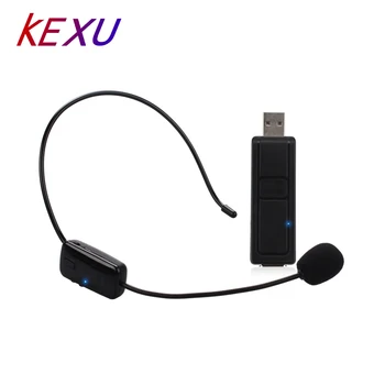 KEXU Wireless Microphones Headset Microphone System Mic with USB receiver For Loudspeaker Teaching Meeting Tour Guide Stage
KEXU Wireless Microphones Headset Microphone System Mic with USB receiver For Loudspeaker Teaching Meeting Tour Guide Stage