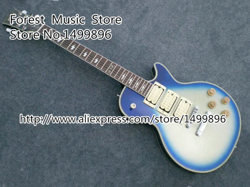 Classical Blue Three Pickups LP Ace Frehley Signature Electric Guitars China Left Handed Custom Available
Classical Blue Three Pickups LP Ace Frehley Signature Electric Guitars China Left Handed Custom Available