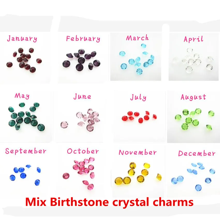 Wholesale 120pcs/lot 4mm Mix Crystal Birthstone Floating Charms Living Glass Memory Lockets DIY Jewelry Accessories
Wholesale 120pcs/lot 4mm Mix Crystal Birthstone Floating Charms Living Glass Memory Lockets DIY Jewelry Accessories