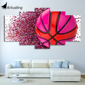 HD Printed 5 Piece Canvas Art Pink Basketball Paintings Wall Pictures Modular Sport Poster Home Decor Free Shipping CU-2750C
HD Printed 5 Piece Canvas Art Pink Basketball Paintings Wall Pictures Modular Sport Poster Home Decor Free Shipping CU-2750C