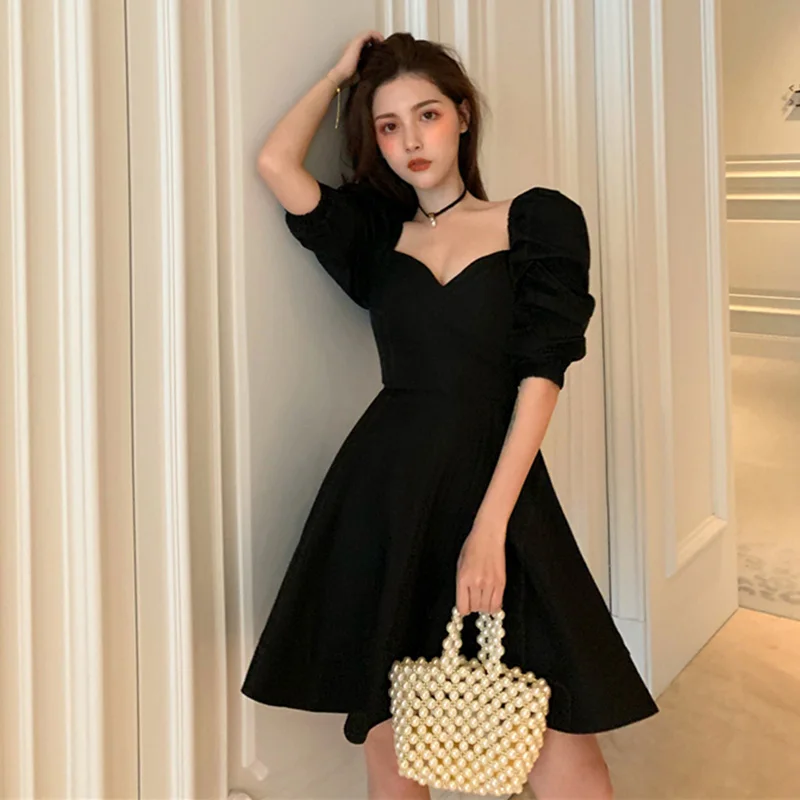 Women's Clothing Dresses summer style fashion brand vintage solid puff sleeve v-neck knee-length party dress vestidosde fiesta
Women's Clothing Dresses summer style fashion brand vintage solid puff sleeve v-neck knee-length party dress vestidosde fiesta