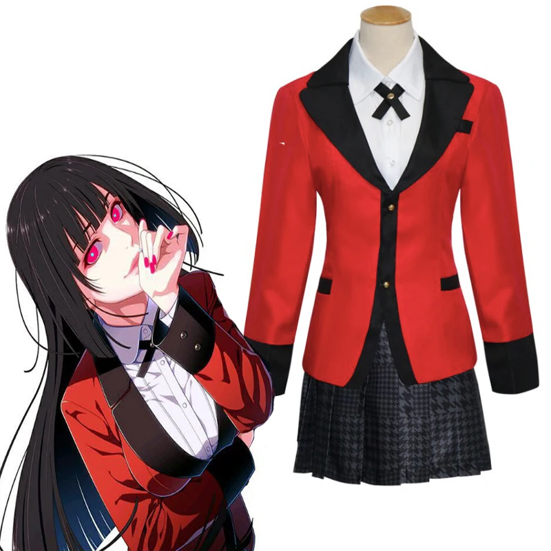 Anime Kakegurui: Compulsive Gambler Cosplay Costumes Yumeko Jabami Cosplay Costume Uniform Halloween Carnival Party Kakegurui
Anime Kakegurui: Compulsive Gambler Cosplay Costumes Yumeko Jabami Cosplay Costume Uniform Halloween Carnival Party Kakegurui