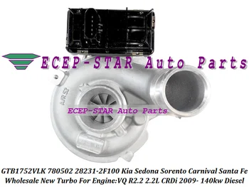 GTB1752VLK 780502 780502-0001 282312F100 + Actuator Turbo For KIA Sedona Sorento Carnival VQ CRDi For Hyundai Santa Fe R2.2 2.2L
GTB1752VLK 780502 780502-0001 282312F100 + Actuator Turbo For KIA Sedona Sorento Carnival VQ CRDi For Hyundai Santa Fe R2.2 2.2L