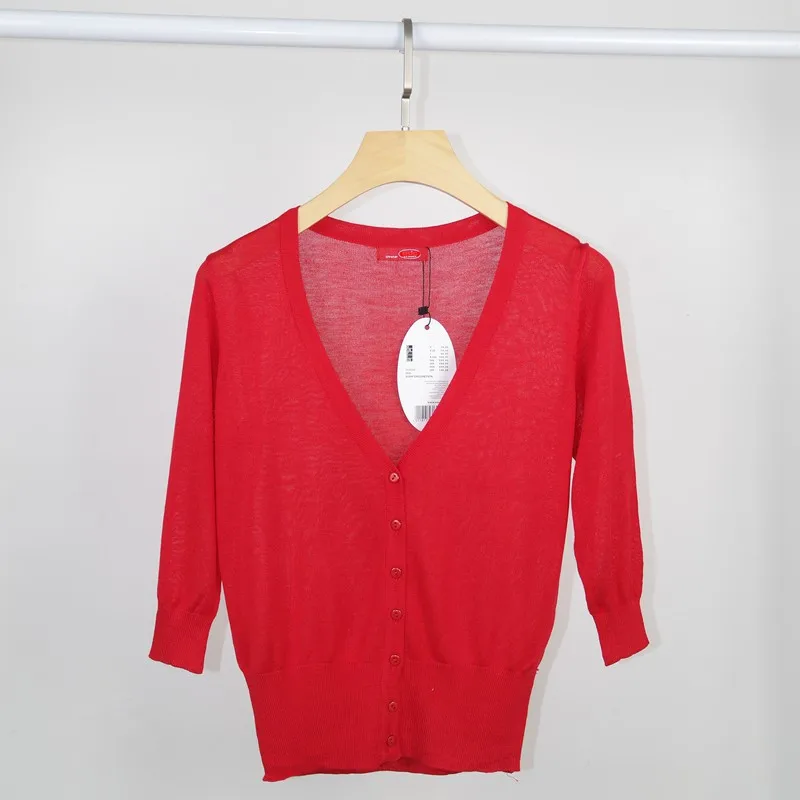 2019 Spring SummerSweet Candy Color Thin Coat Brand New Causal Fashion V-neck Long Sleeve Women Knitwear Cardigan Plus Size
2019 Spring SummerSweet Candy Color Thin Coat Brand New Causal Fashion V-neck Long Sleeve Women Knitwear Cardigan Plus Size